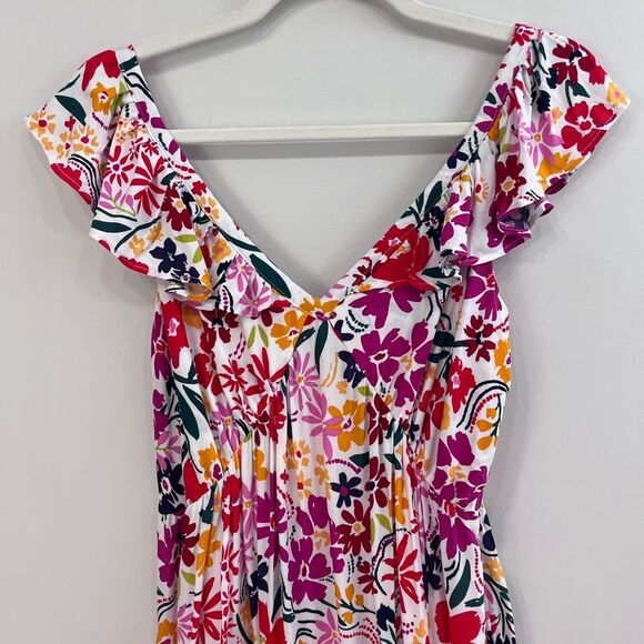 C&S Floral Maxi Dress Size Medium - Picture 5 of 11